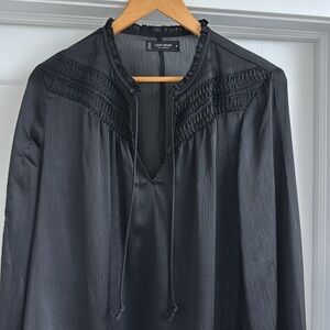 Black Women's Top from Lucky Brand in perfect condition.